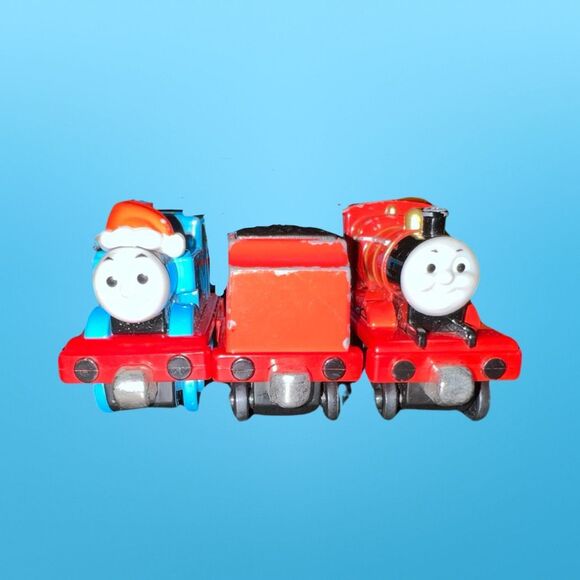 Thomas & Friends Take Along N Play Metal Magnetic James Tendar Holiday Thomas B6 - Picture 6 of 9